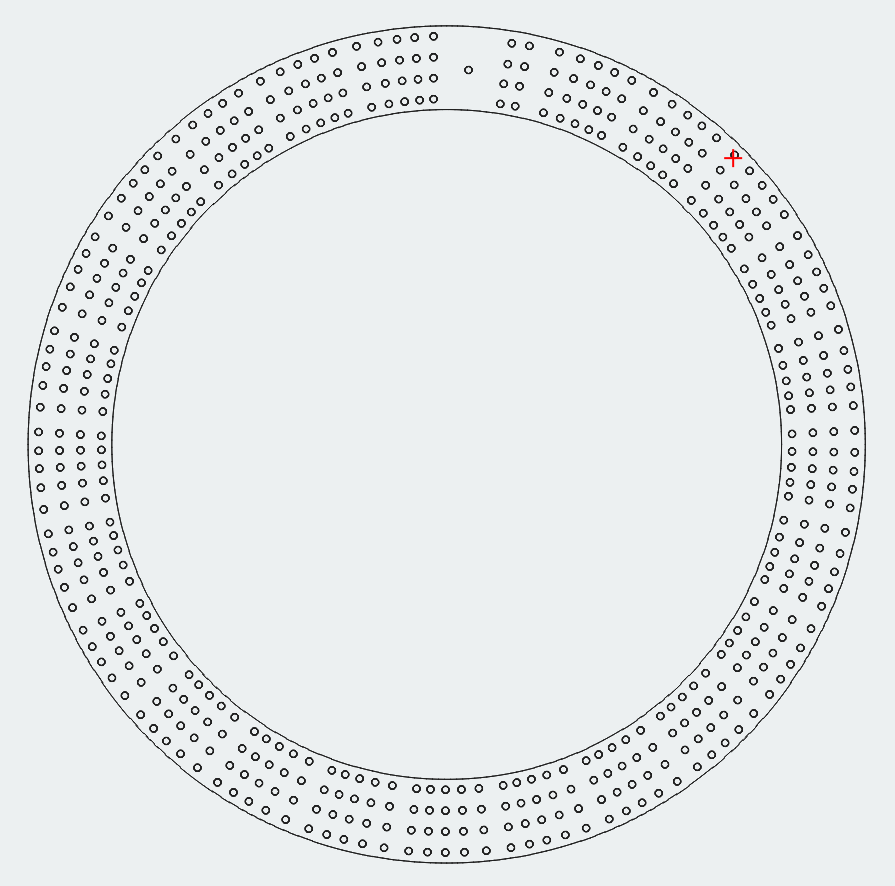 15" Round Acrylic Template