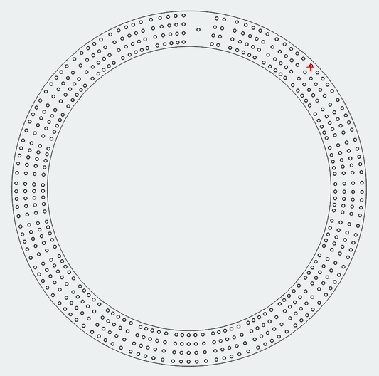 15" Round Acrylic Template
