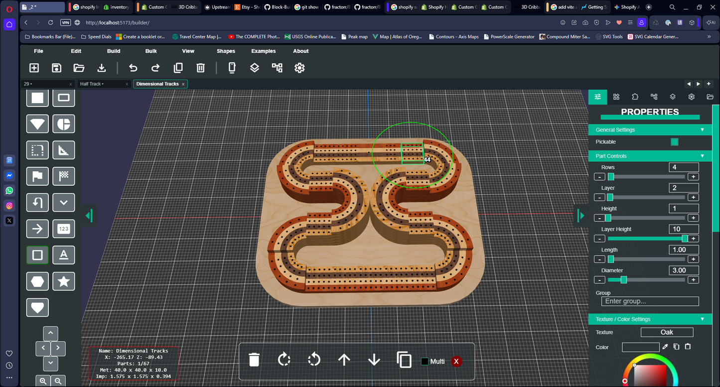3D Cribbage Board Builder Subscription