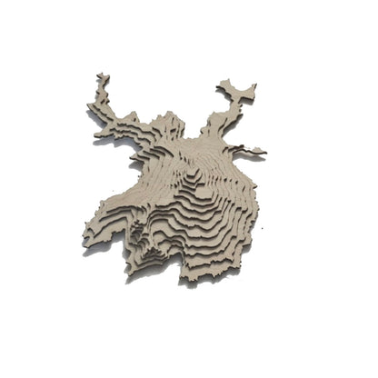 Mount Baker 4 Lane Cribbage Board