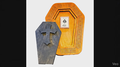Coffin Cribbage Board