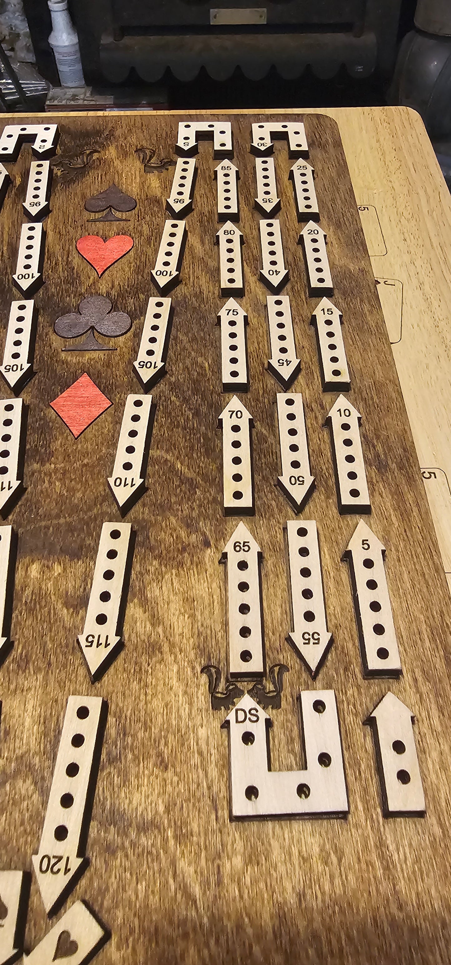 Arrow Track Cribbage Board - 2 Player