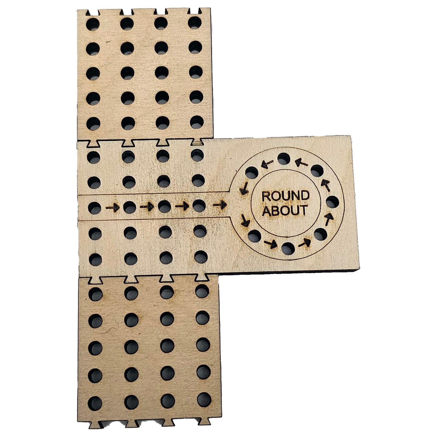 Cribbage Puzzle Piece round about 