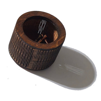 cribbage round peg container